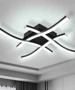 Lámpara de techo LED curva minimalista regulable