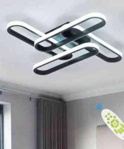 Lámpara de techo LED de 60 W regulable con control remoto