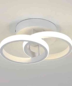 Lámpara de techo LED redonda de acrílico, luz neutra 4000K