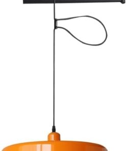 Lámpara colgante moderna ajustable, naranja