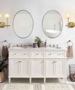 Lámpara de pared de bola de cristal de lujo, latón antiguo