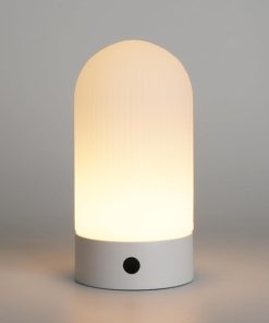 Lámpara LED para regadera a pilas, resistente al agua