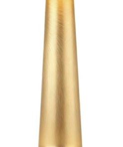 Lámpara de mesa LED portátil contemporánea, dorada