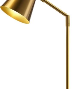Lámpara de escritorio LED con puertos de carga USB, metálica