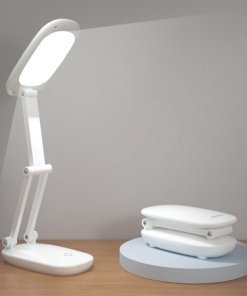 Lámpara LED de escritorio para oficina y hogar, blanca
