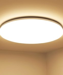 Plafón LED empotrado de 28 cm, luz cálida