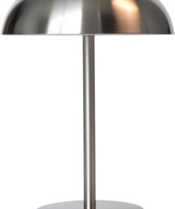 Lámpara de mesa LED portátil en forma de hongo, dorada