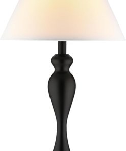 Lámpara de mesa inalámbrica recargable minimalista, blanca
