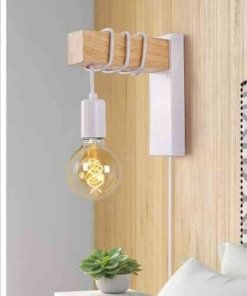 Lámpara de pared industrial E26 para lectura