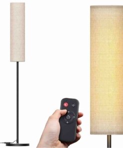 Lámpara de pie LED con control remoto y 4 tonos de luz