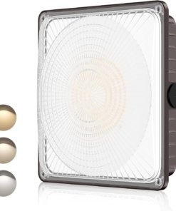 Luces LED para toldo de 60 W, potencia seleccionable, bronce