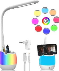 Lámpara recargable con 8 colores de luz