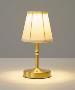 Mini lámpara inalámbrica vintage de 5 W, beige