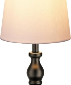 Mini lámpara de mesa LED inalámbrica, blanca, modelo B