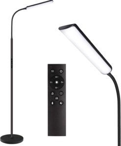 Lámpara de pie LED brillante de 15 W, blanca
