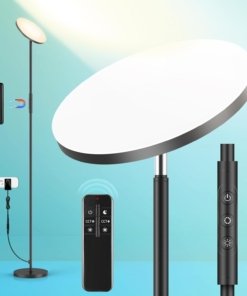Lámpara de pie LED súper brillante de 3000 lúmenes, blanca