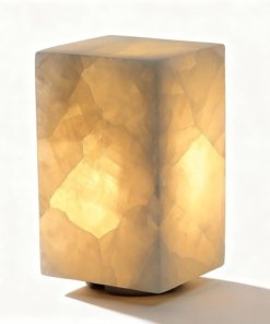 Lámpara de mesa de piedra natural maciza