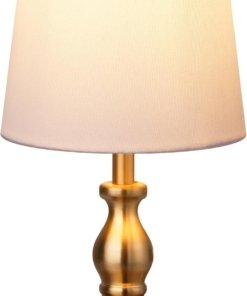 Mini lámpara de mesa LED inalámbrica, blanca