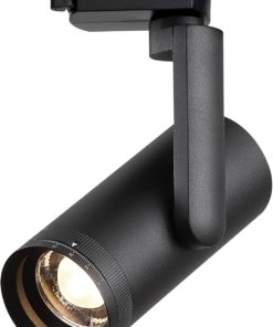 Cabezal LED de riel de 12 W regulable, negro