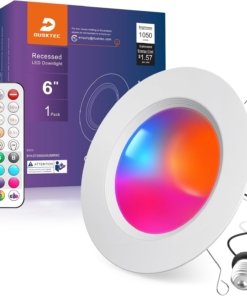 Luz LED empotrable inteligente RGB de 15 cm