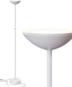 Lámpara de pie LED súper brillante, blanca