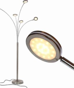 Lámpara de pie LED de 5 cabezales