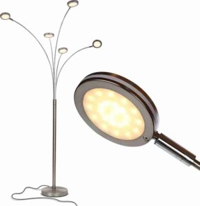 Lámpara de pie LED de 5 cabezales