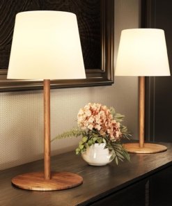 Paquete de 2 lámparas de mesa inalámbricas IP65, marfil