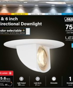Foco empotrable LED direccional de 13 a 15 cm