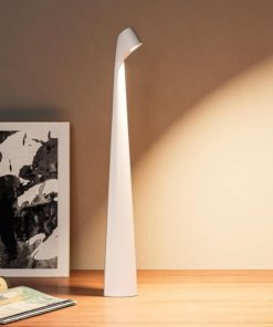 Lámpara de escritorio LED portátil inalámbrica, blanca