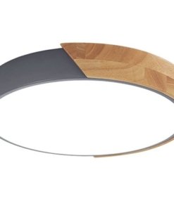Plafón LED moderno minimalista de madera