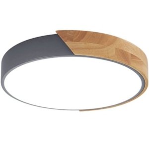 Plafón LED moderno minimalista de madera