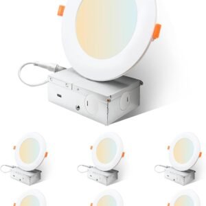 Sylvania Foco empotrable Microdisk delgado de 4", 10W, 5 CCT