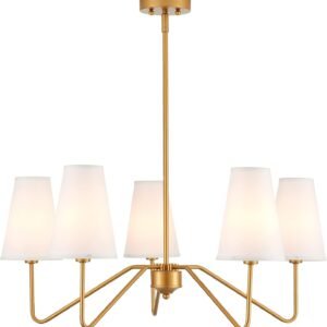 MhyTogn Candelabro moderno de latón antiguo con acabado de p