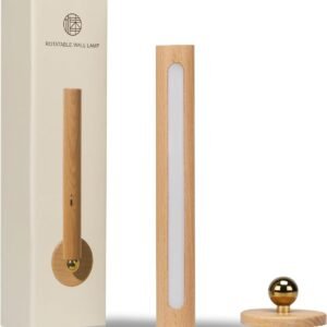 HBGFHG Lámpara de pared LED giratoria de 360°, apliques de p