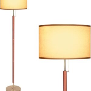 HonoDing Lámpara de pie moderna de mediados de siglo, acabad