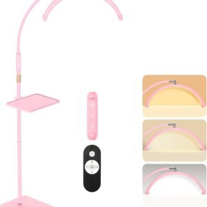 Mznoo Luz de pestañas para tecnología de pestañas con bandej