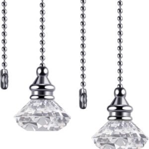 JOVITEC 2 Piezas de Adornos de Cadena de Ventilador de Techo