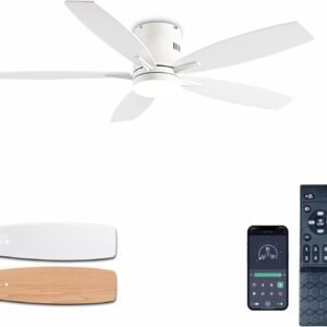 Ayaoty Ventiladores de techo con luces, ventilador de techo