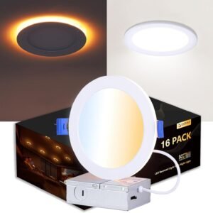 CycevSun Canless - Luces LED empotrables de 6 pulgadas con l