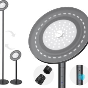 Lámpara LED de piso TROND tipo antorcha, atenuable (30 W, 55