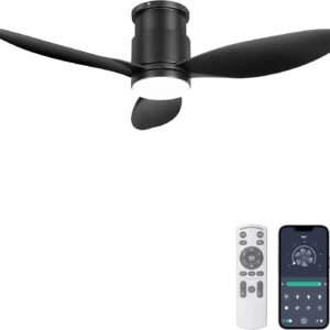 Ohniyou Ventiladores de techo de montaje empotrado de 42 pul