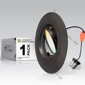 ASD Instalación empotrada LED con cardán de 6 pulgadas Retro