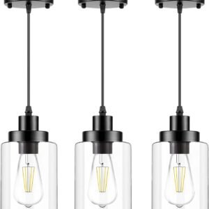 WimiSom Iluminación Colgante Industrial, Moderna Lámpara de