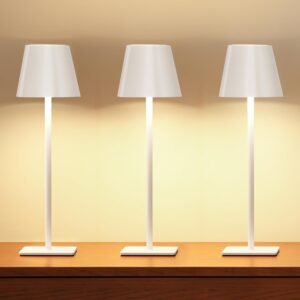 UME Paquete de 3 Lámparas de Mesa Inalámbricas, Lámpara Oper