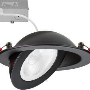 Maxxima 4 pulgadas LED empotrado ultrafino cardán flotante D