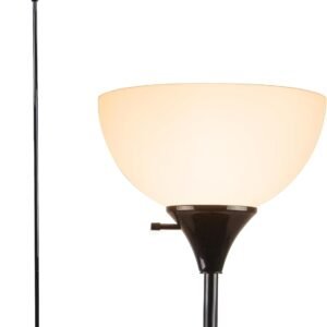 Newhouse Lighting Lámpara de pie moderna Charles Black de 71