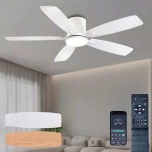 Ayaoty - Ventiladores de techo con luces, ventilador de tech