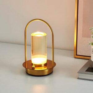 butastur Lámpara de mesa inalámbrica, atenuación continua y