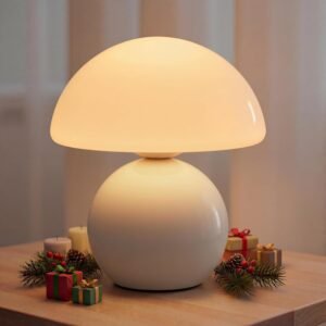 NIORSUN Lámpara de seta inalámbrica, lámpara de mesa para do